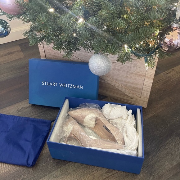 Stuart Weitzman Leigh 95 Dolce Suede Pumps Size 5.0 - Picture 2 of 12